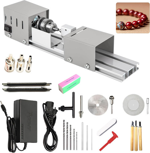 Mini tornio per - legno, 125w